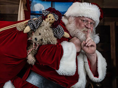 MDiv student Tom Harrison, Santa ministry