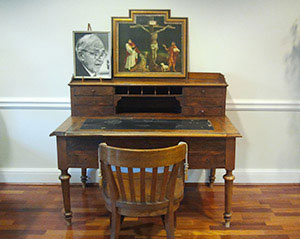 Karl Barth's desk at Pittsburgh Theological Seminary